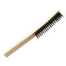 NSN7920002915815, AbilityOne®, SKILCRAFT, 6.75in, Deburring Brush, Steel Bristles, Tan
