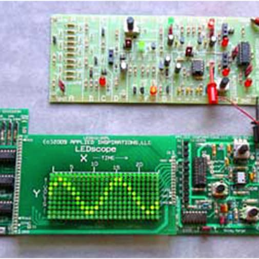 Basic and Advanced Electronics Course Curriculum: LED Scope Part 1 & 2