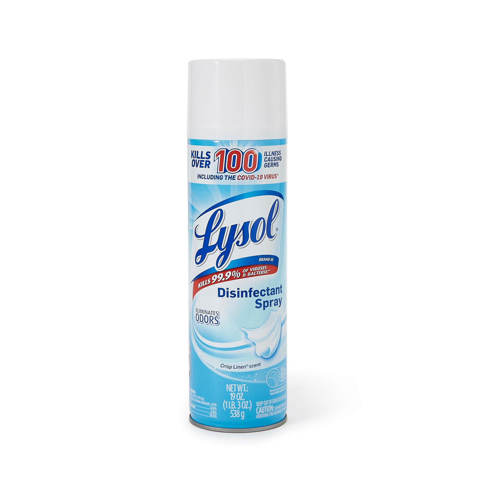 Lysol® Disinfectant Spray Crisp Linen® Scent, 19-ounce Aerosol Can