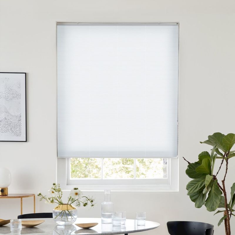 INTU Micro Hive White Pleated Blind