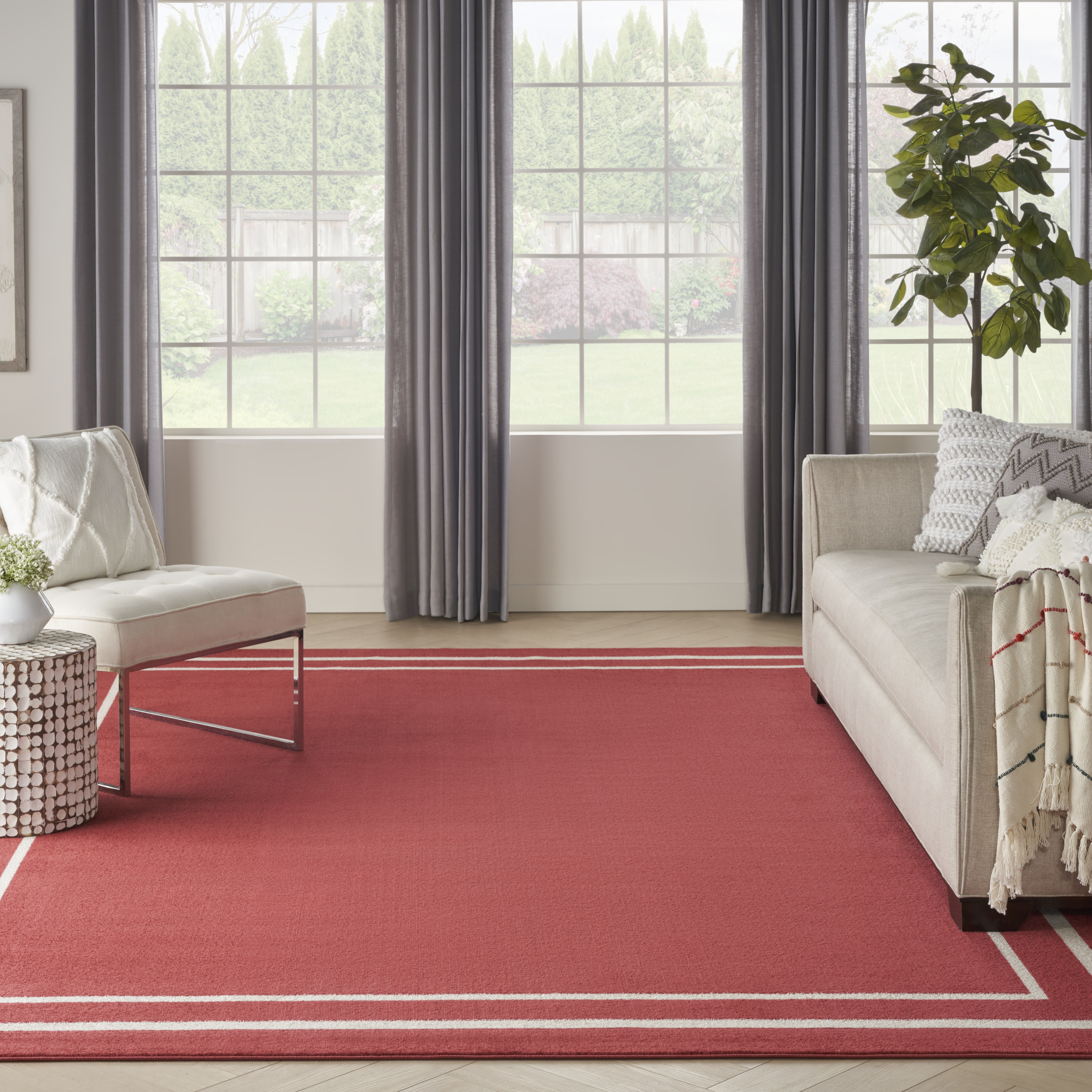 Nourison Nourison Essentials 8' x 10' Brick Ivory Contemporary Rug