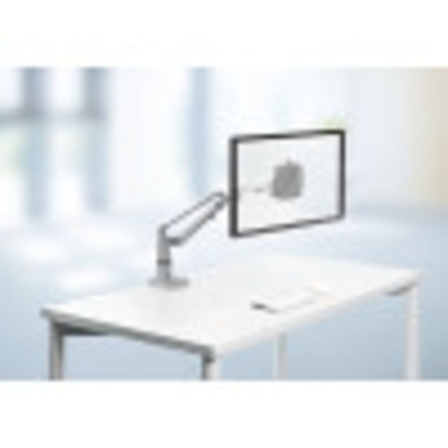 LiftTEC® III lifts a monitor off the desk surface to enhance ergonomic comfort and create more useable space.