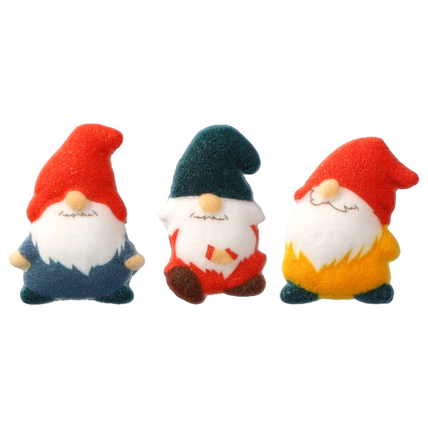Friendly Gnomes - Red 3 Free Dec-Ons® Decorations