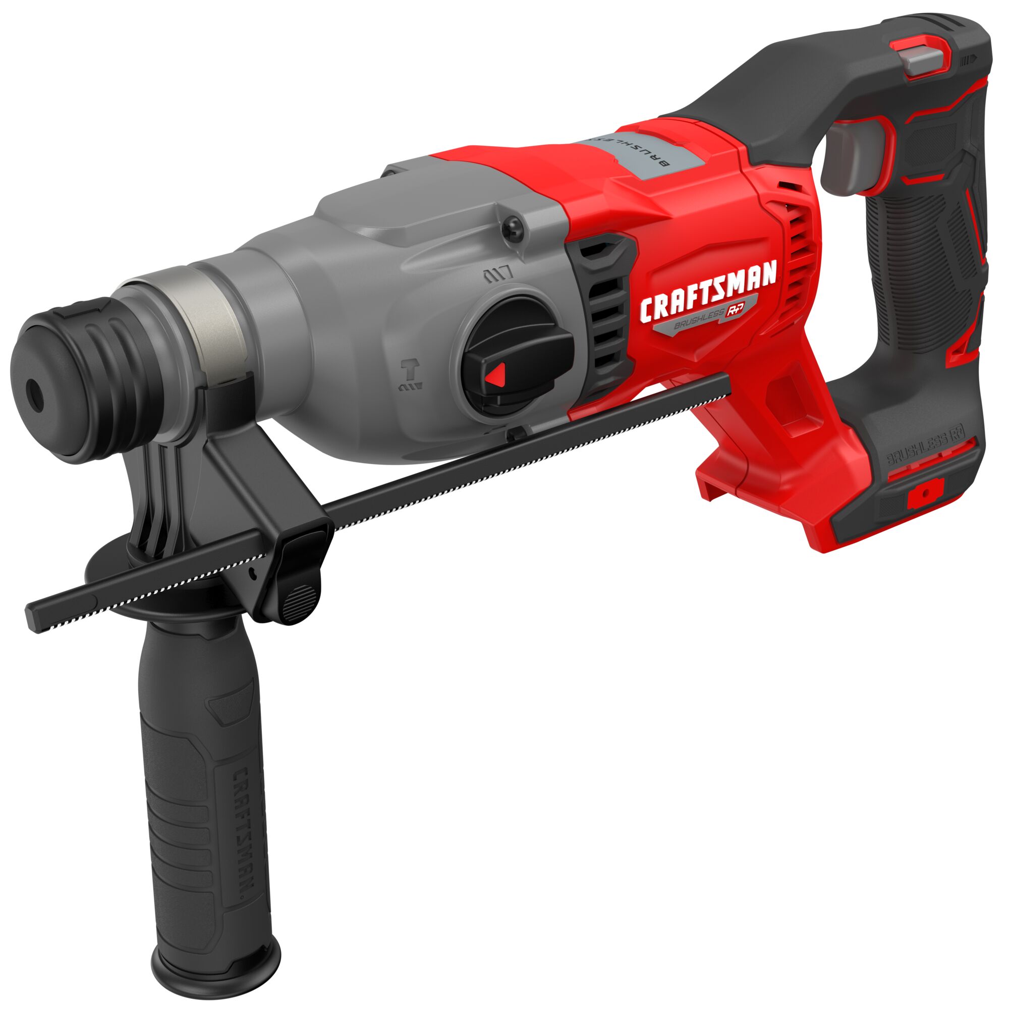 View of CRAFTSMAN Rotary Hammer on white background