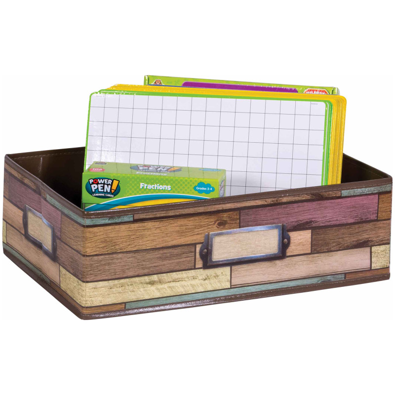 Reclaimed Wood Design Storage Bin