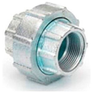 Mighty-Align® Raintight 3-Piece Coupling, Malleable Iron, Rigid/IMC Conduit, 4 in.