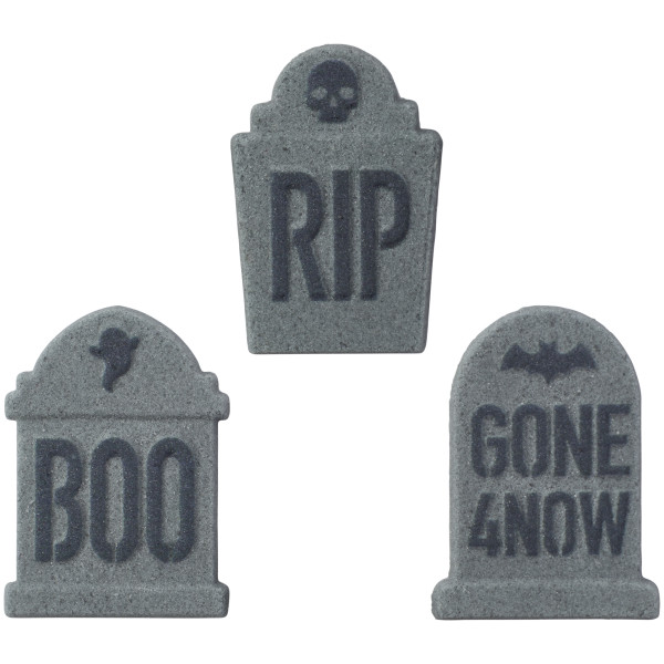 Tombstones - Red 3 Free Dec-Ons® Decorations