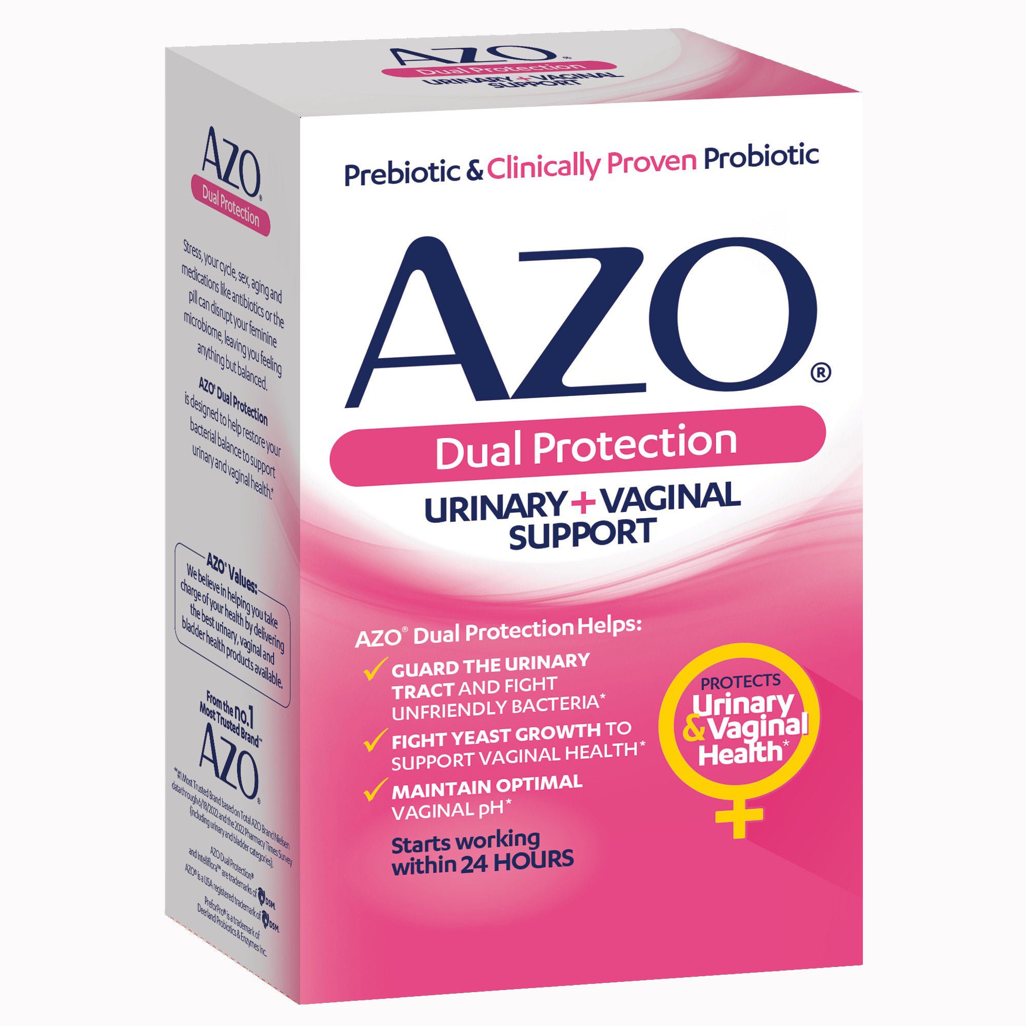 AZO® Dual Protection Urinary + Vaginal Support Capsules