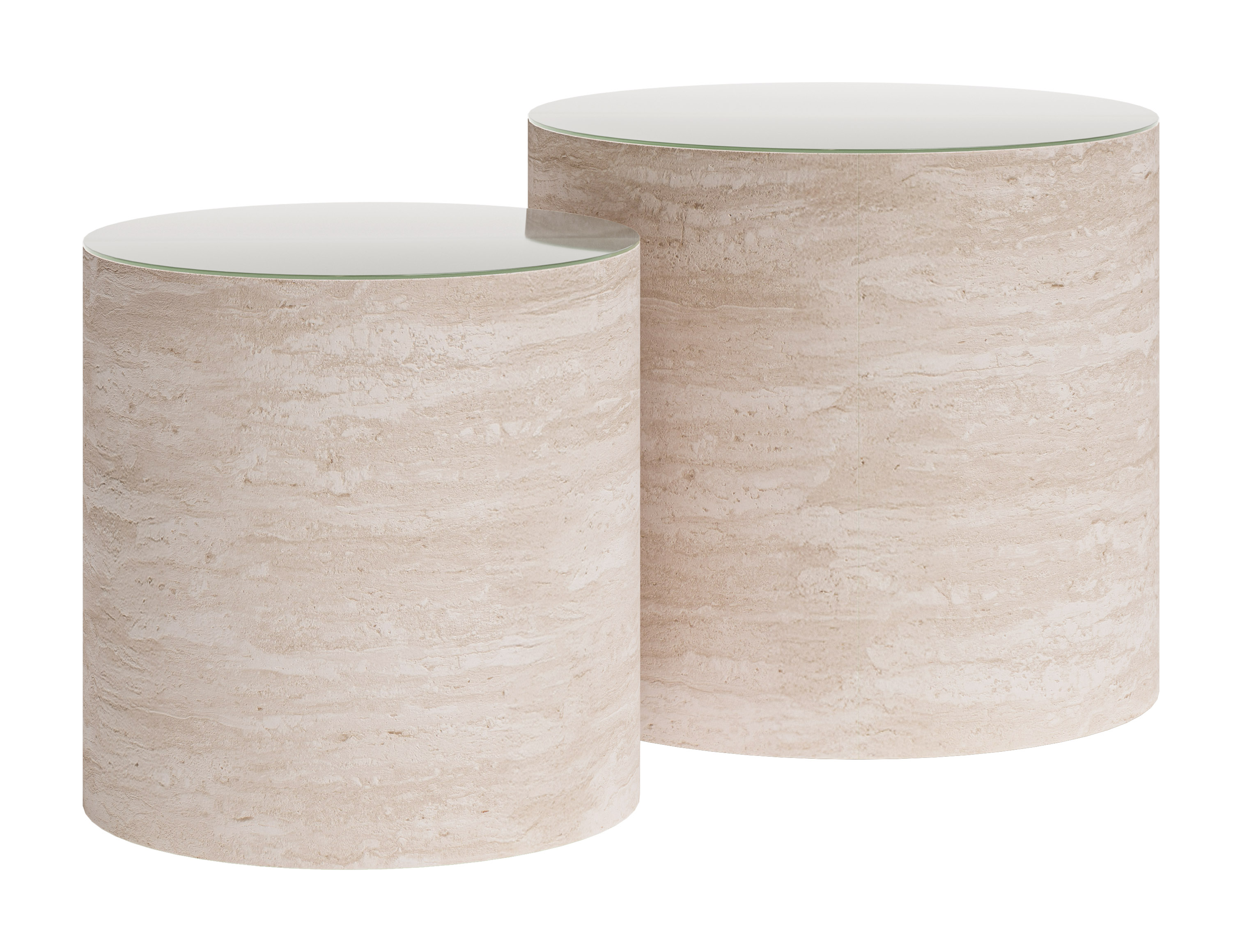 Carzo Coffee Table Set (2-Piece) Stone Beige product image