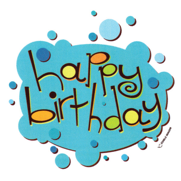 Birthday Bubbles Edible Image®
