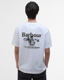 T-shirt oversize con stampa Outdoors 