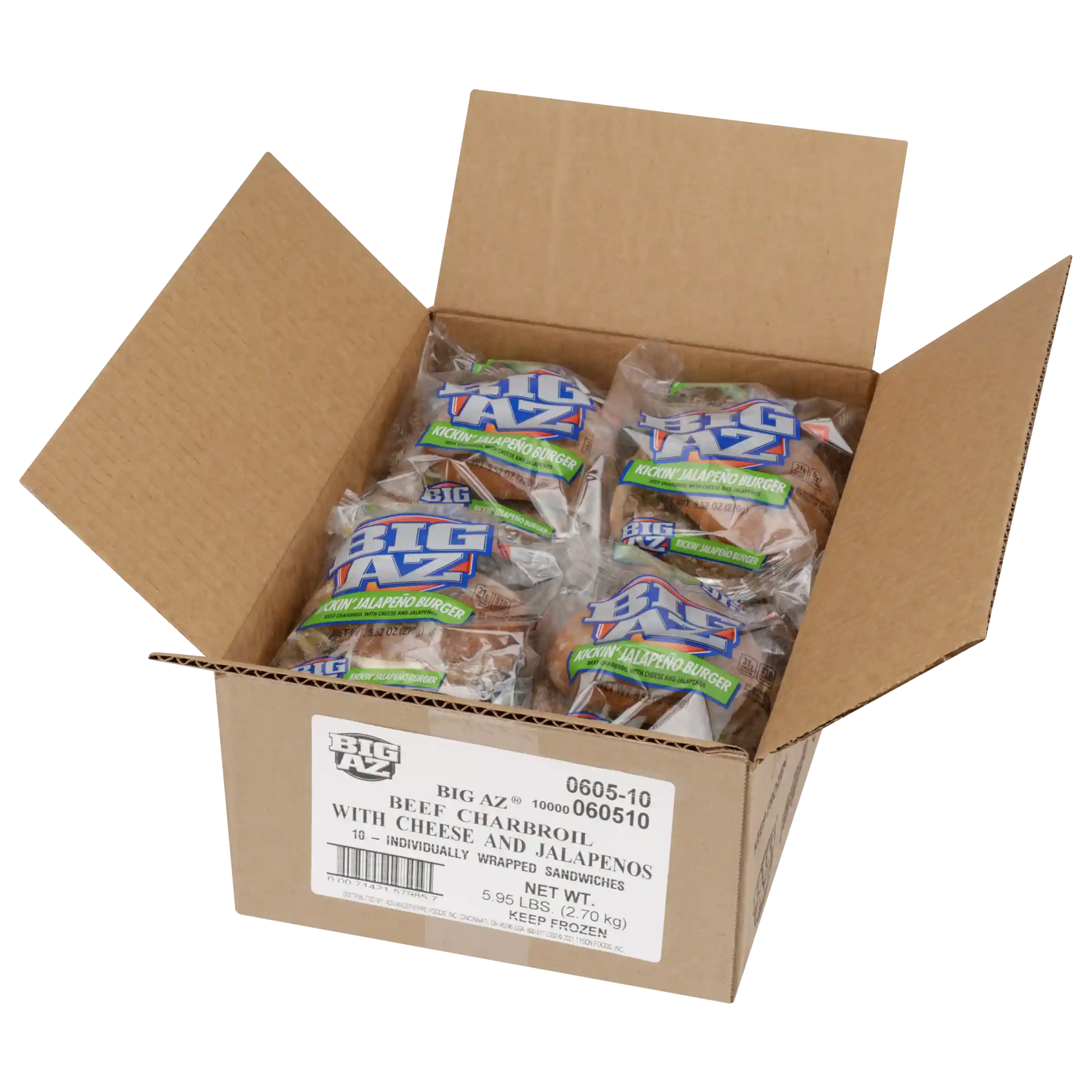 Big AZ® Jalapeno Charbroil Beef Cheeseburger_image_4