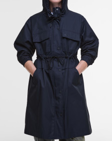 Evie Showerproof Parka Dark Navy