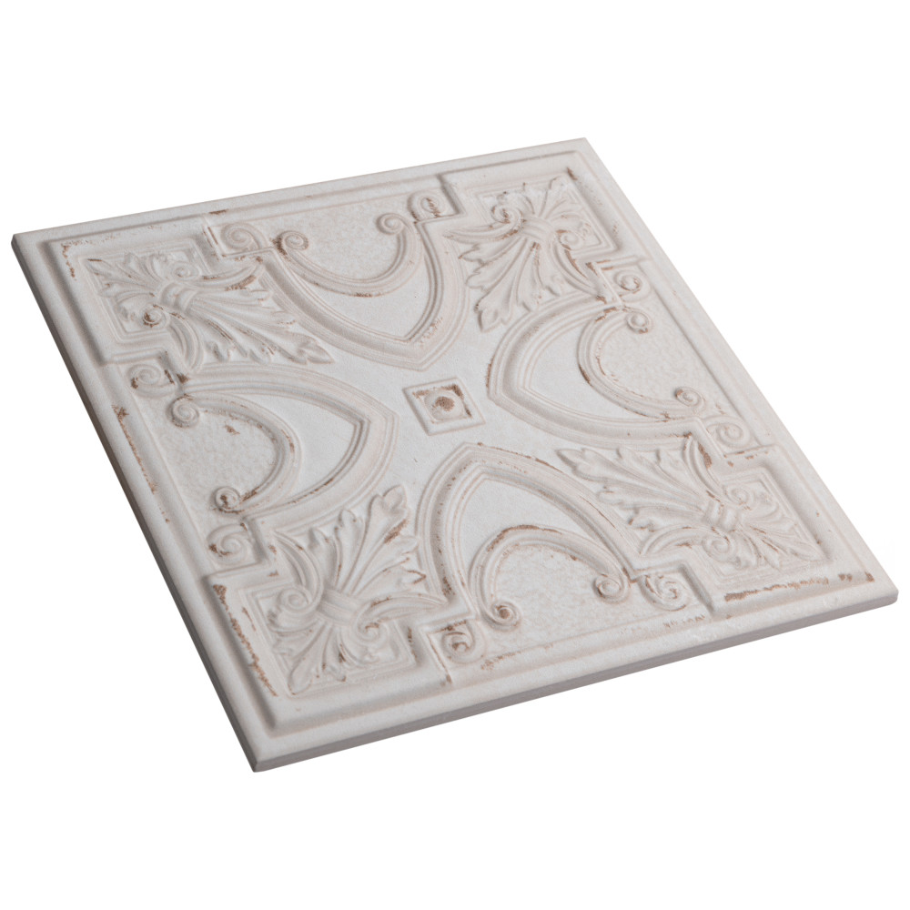 Sample – Fitz White Ceramic Wall Tile