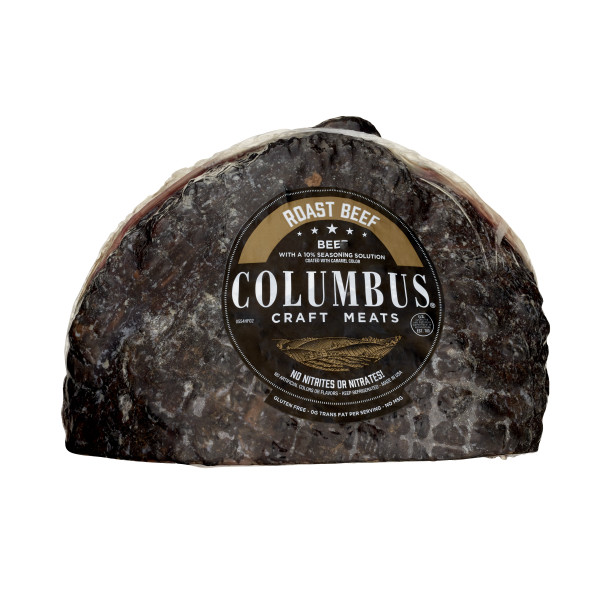 COLUMBUS(r) Roast Beef, 10% Seasoning Solution 2/6lb . C1CB - Front Center Inner Pack (Hi Res)