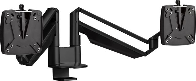 Novus CLU Duo is designed for easy alignment of two monitors for comfortable side-by-side viewing.