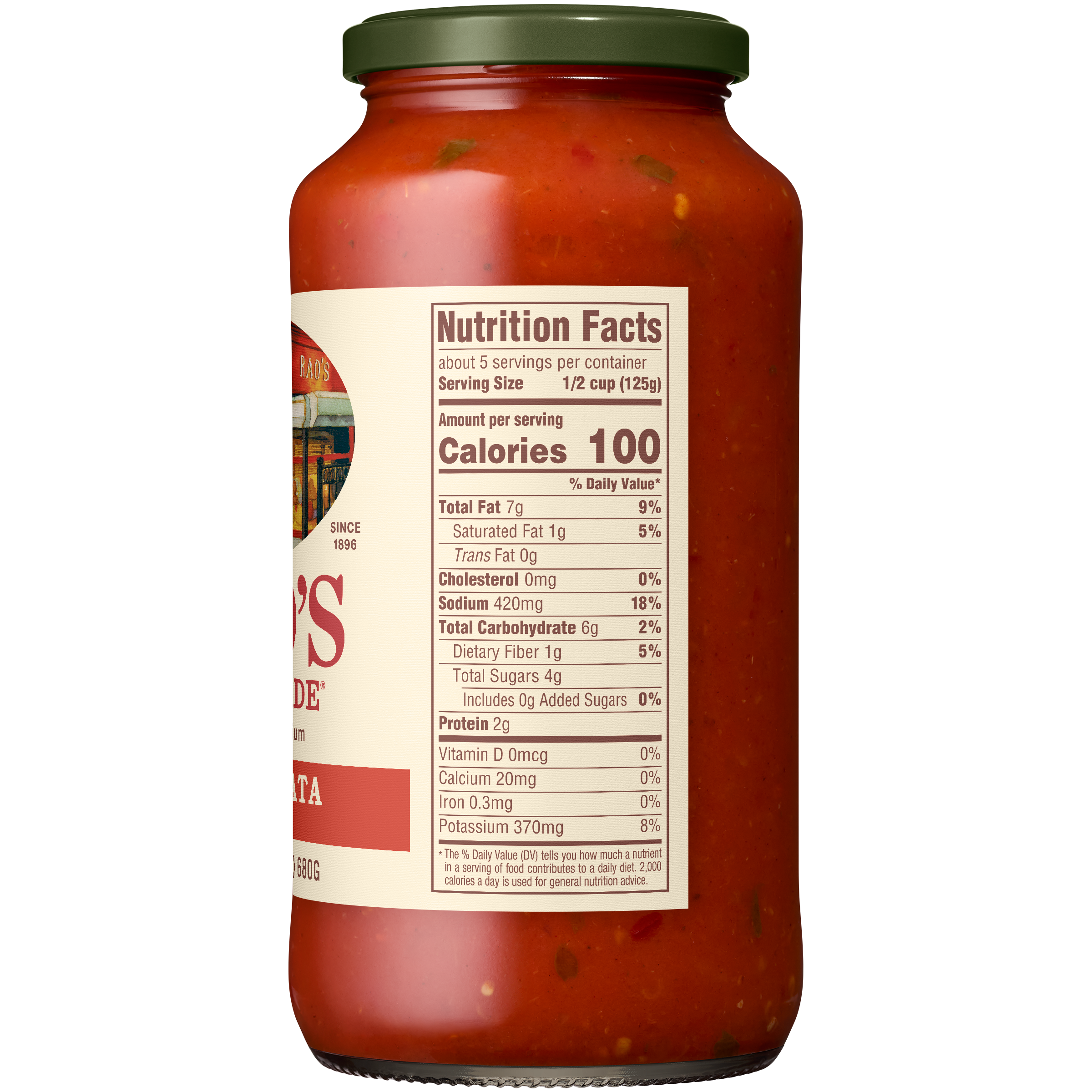 Arrabbiata Sauce, 24 oz - Right Image
