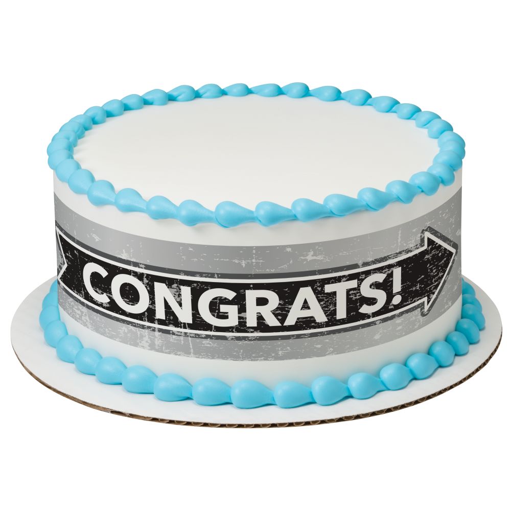 Image Cake Marquee Congrats!