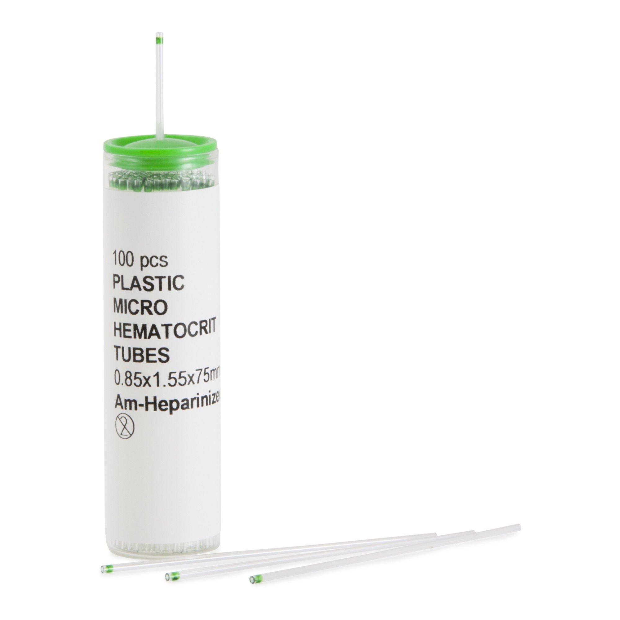 McKesson Capillary Blood Collection Tube, 0.8 x 1.5 x 75 mm