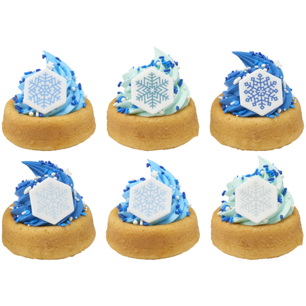 Snowflakes Assortment Sweet Décor® Edible Decorations