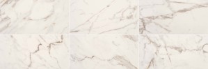 Marble Obsession Calacatta Gold 3×24 Bullnose Polished Rectified