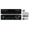 HDMI Over IP with POE (Tx) Transmitter with Redundant Power Connection Black Metal HDMI Pass-Through 4.74 x 3.11 x 1.16 in.