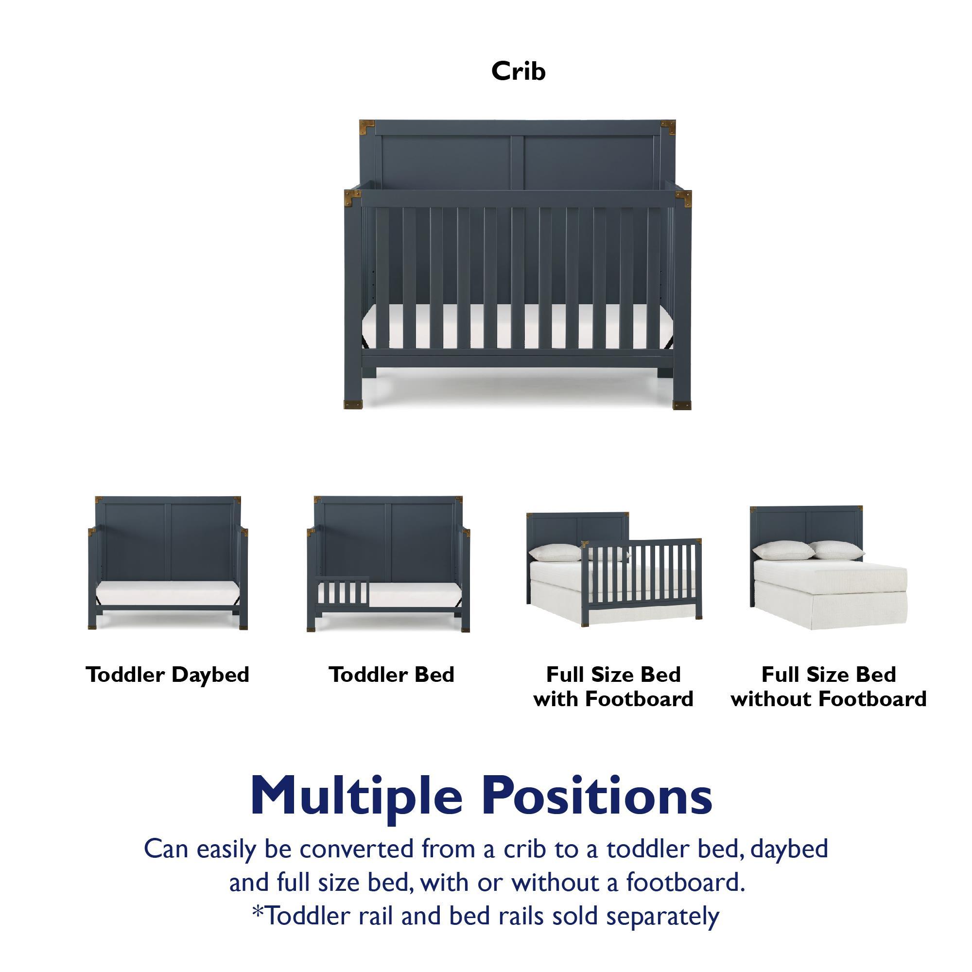 Baby Relax Miles 5-in-1 Convertible Crib