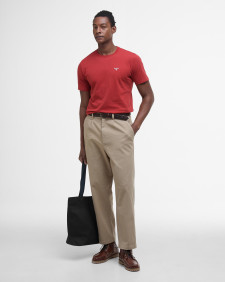 Washed Stretch Relaxed Trousers Washed Stone