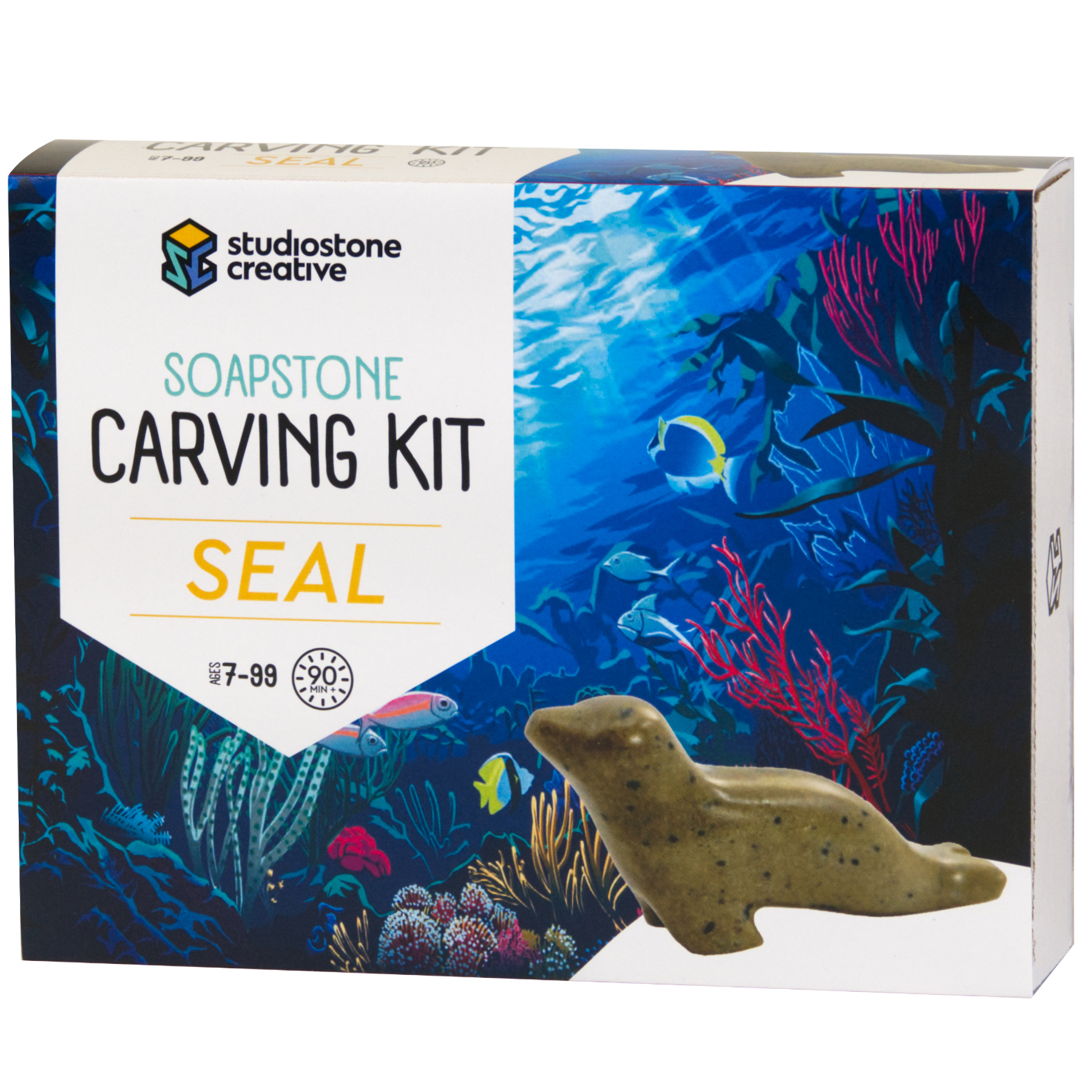 Studiostone Creative Seal Soapstone Carving Kit image number null