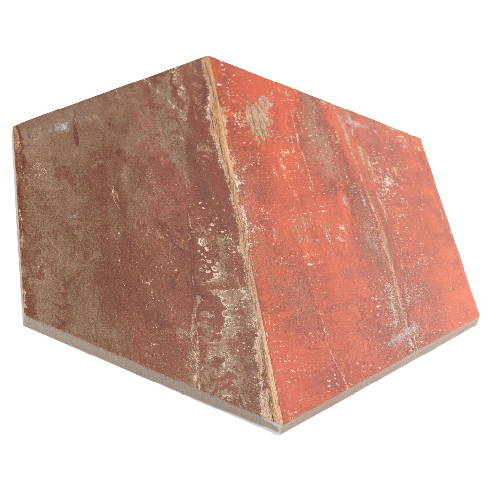 Karacter Hex Vintage 9-7/8 in. x 11-1/4 in. Porcelain Floor and Wall Tile