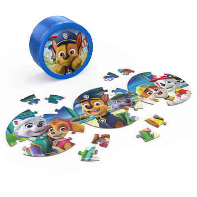 PAW Patrol Friendship Panoramic Puzzles, 3-in-1 Puzzle Tin, Ages 4+