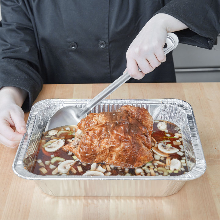 13-inch solid stainless steel spoon