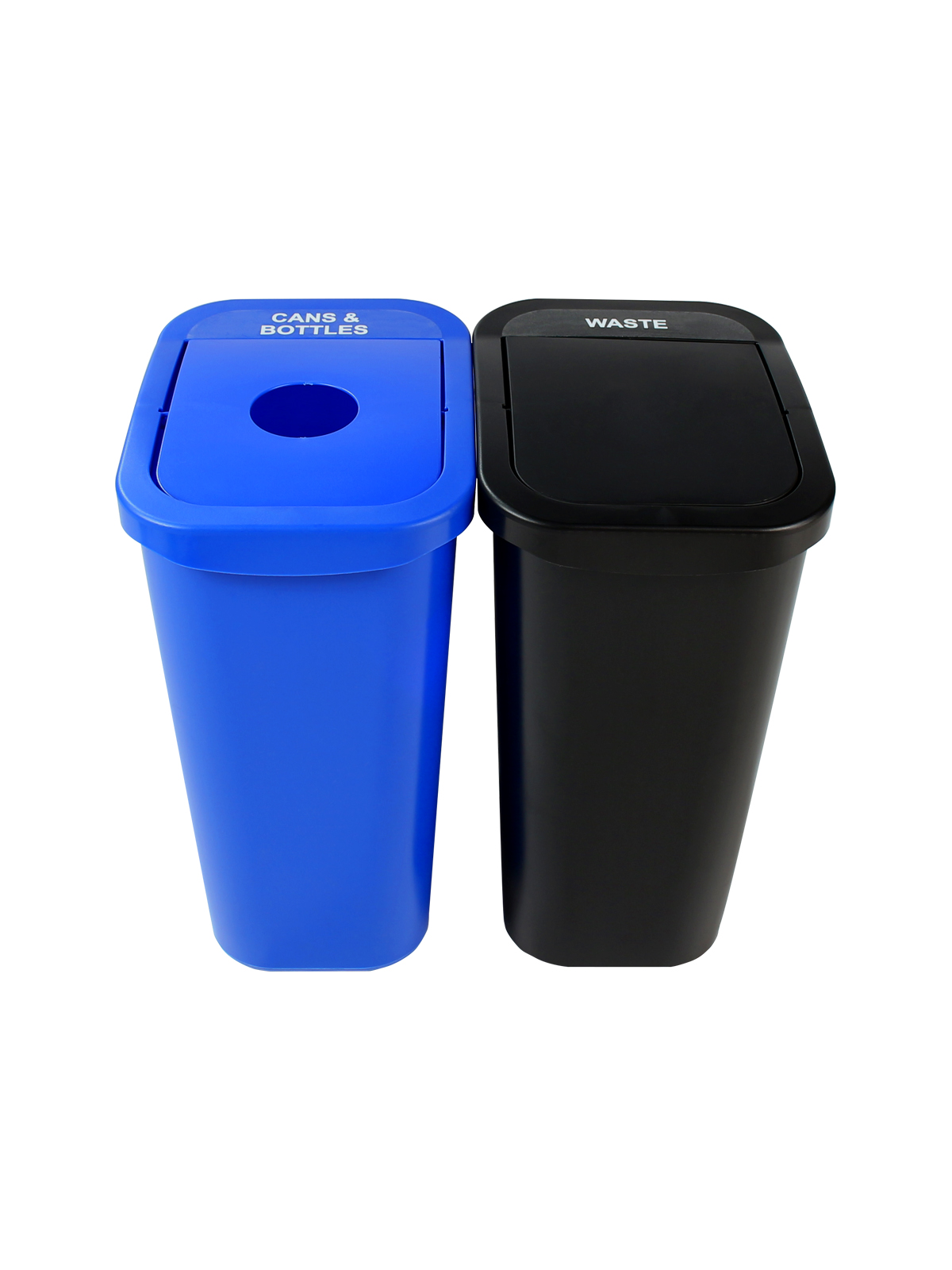 BILLI BOX – Double – Kit – 10 G – Cans & Bottles-Waste – Circle-Swing – Blue-Black