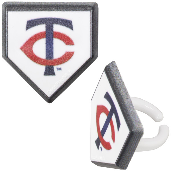 MLB® Home Plate Team Logo Cupcake Rings