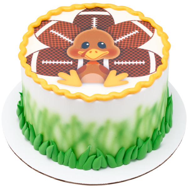 Football Turkey PhotoCake® Edible Image®