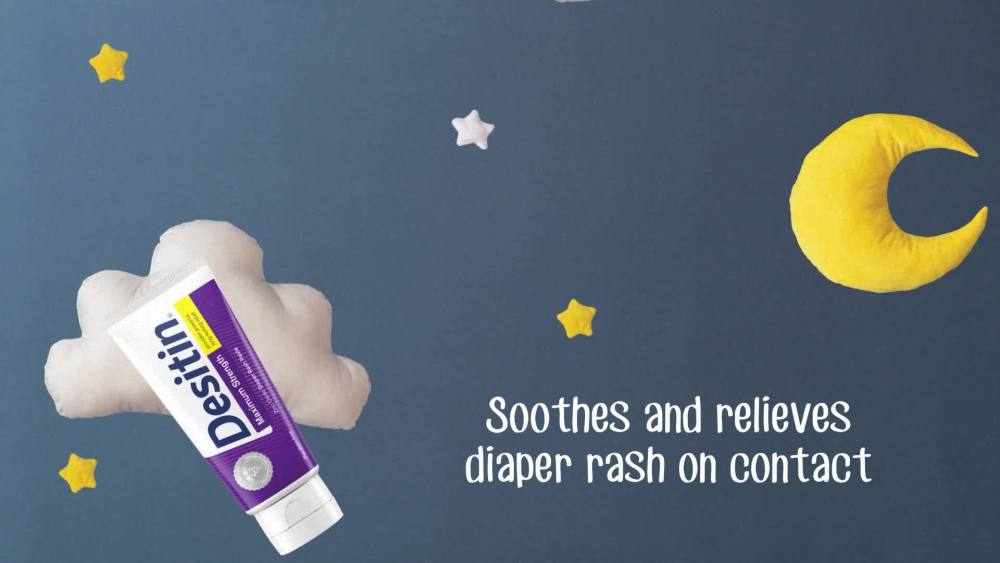 Desitin Maximum Strength Baby Diaper Rash Cream, Butt Paste with Zinc Oxide, 4 oz - image 2 of 11