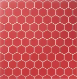 Ozzi Red 1-7/8″ Hex Mosaic