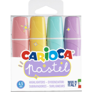 Memolight Pastel Washable Highlighters - 4 Pieces