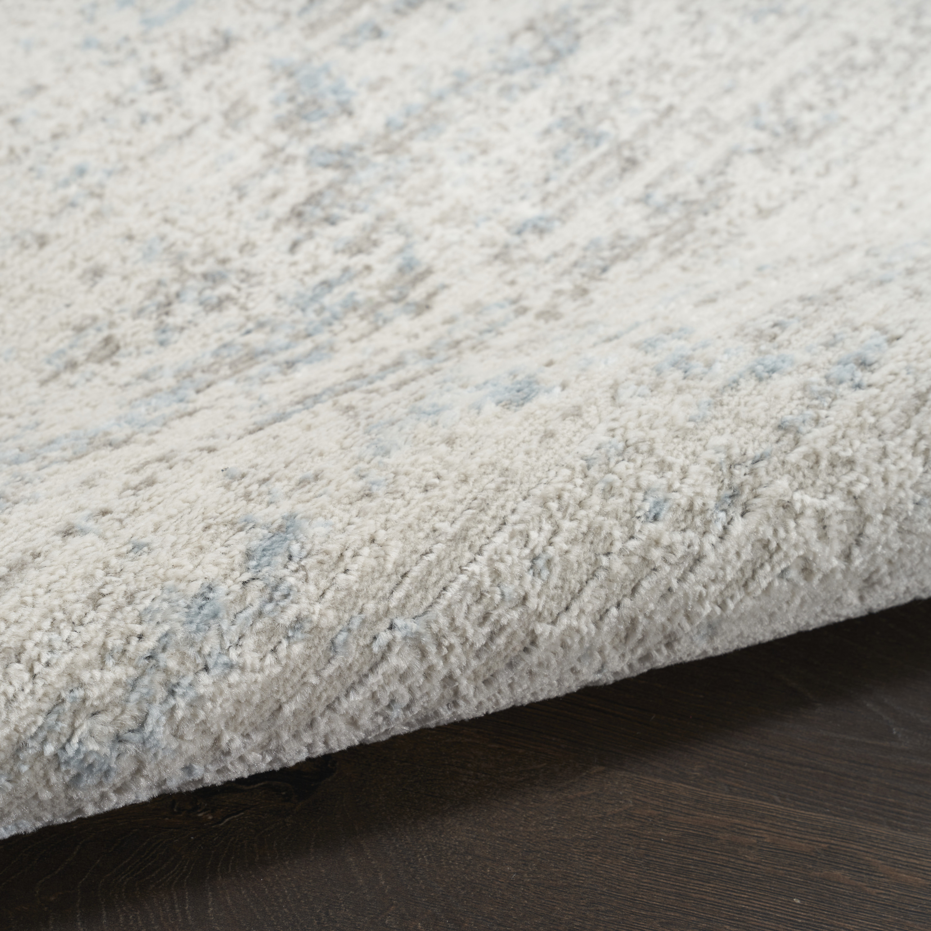 Calvin Klein CK029 Captivating 5'3" x 7'3" Cream Blue Modern Indoor Rug