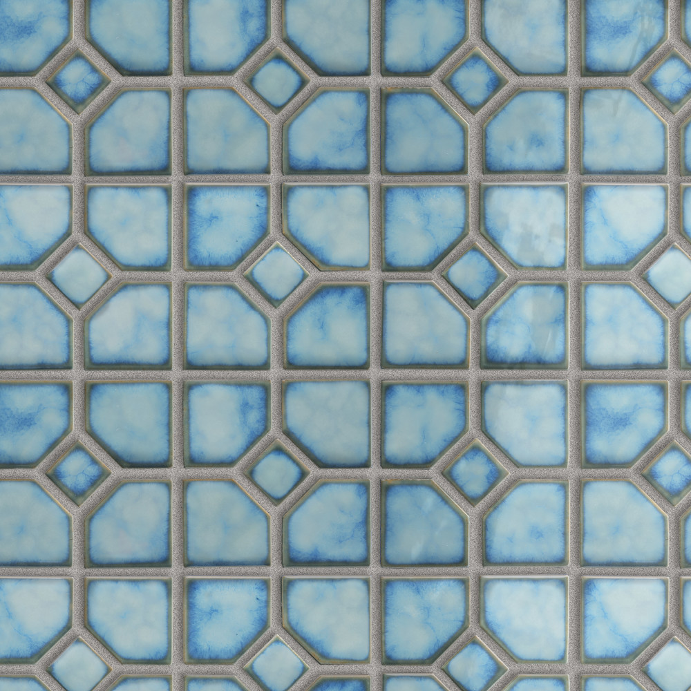 Hudson Oxford Marine 11-3/8 in. x 11-3/8 in. Porcelain Mosaic Tile
