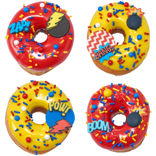 Superheroes Royal Icing Decoration