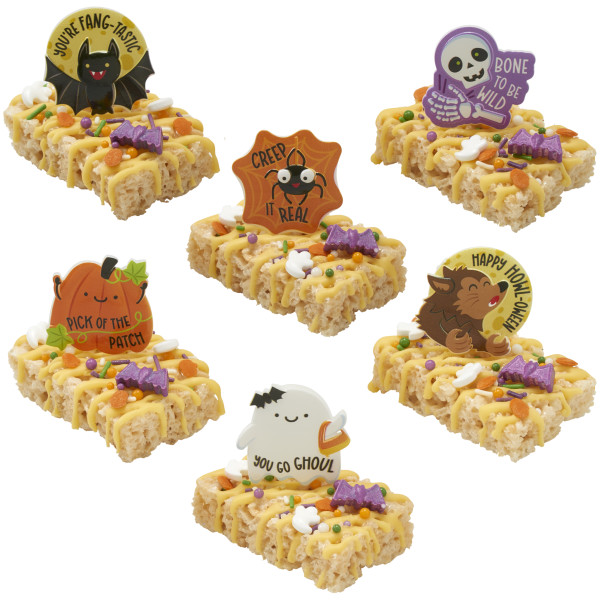 Punny Monster Friends Cupcake Rings