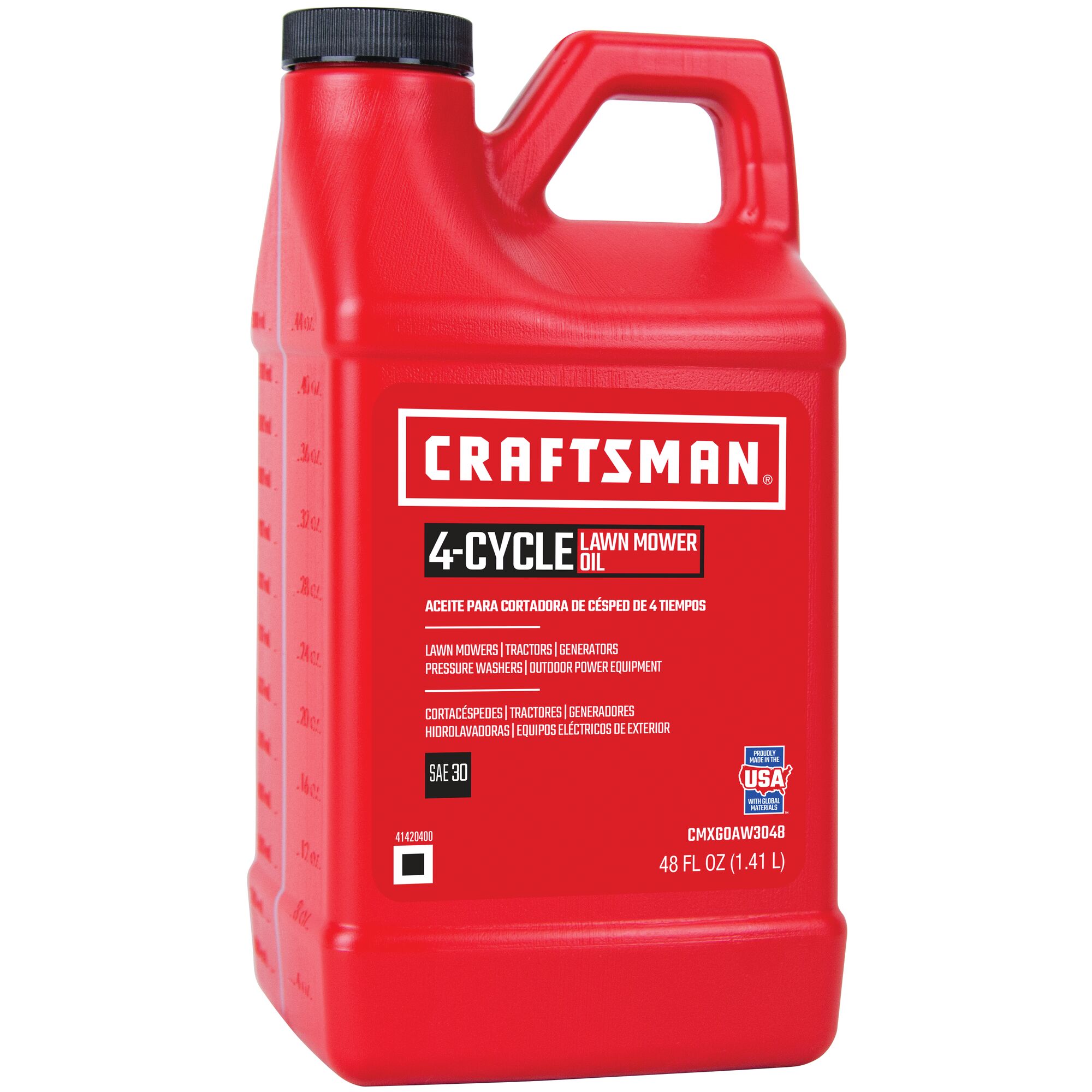 Craftsman 4 cycle lawn mower oil.