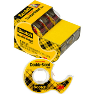 Double Sided Tape - 3 Rolls