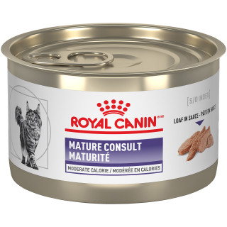 Feline Mature Consult Moderate Calorie Loaf in Sauce Canned Cat Food