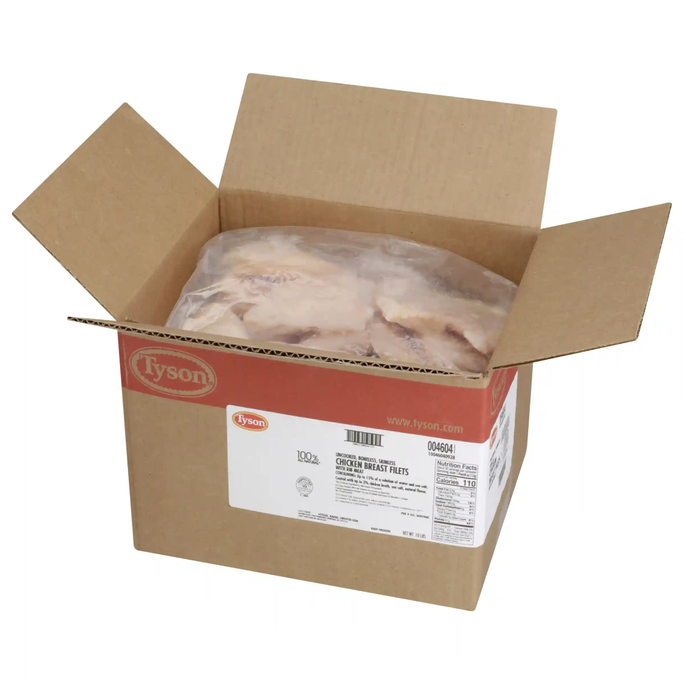 Tyson® All Natural* IF Unbreaded Boneless Skinless Chicken Breast Filets, 4 oz._image_4