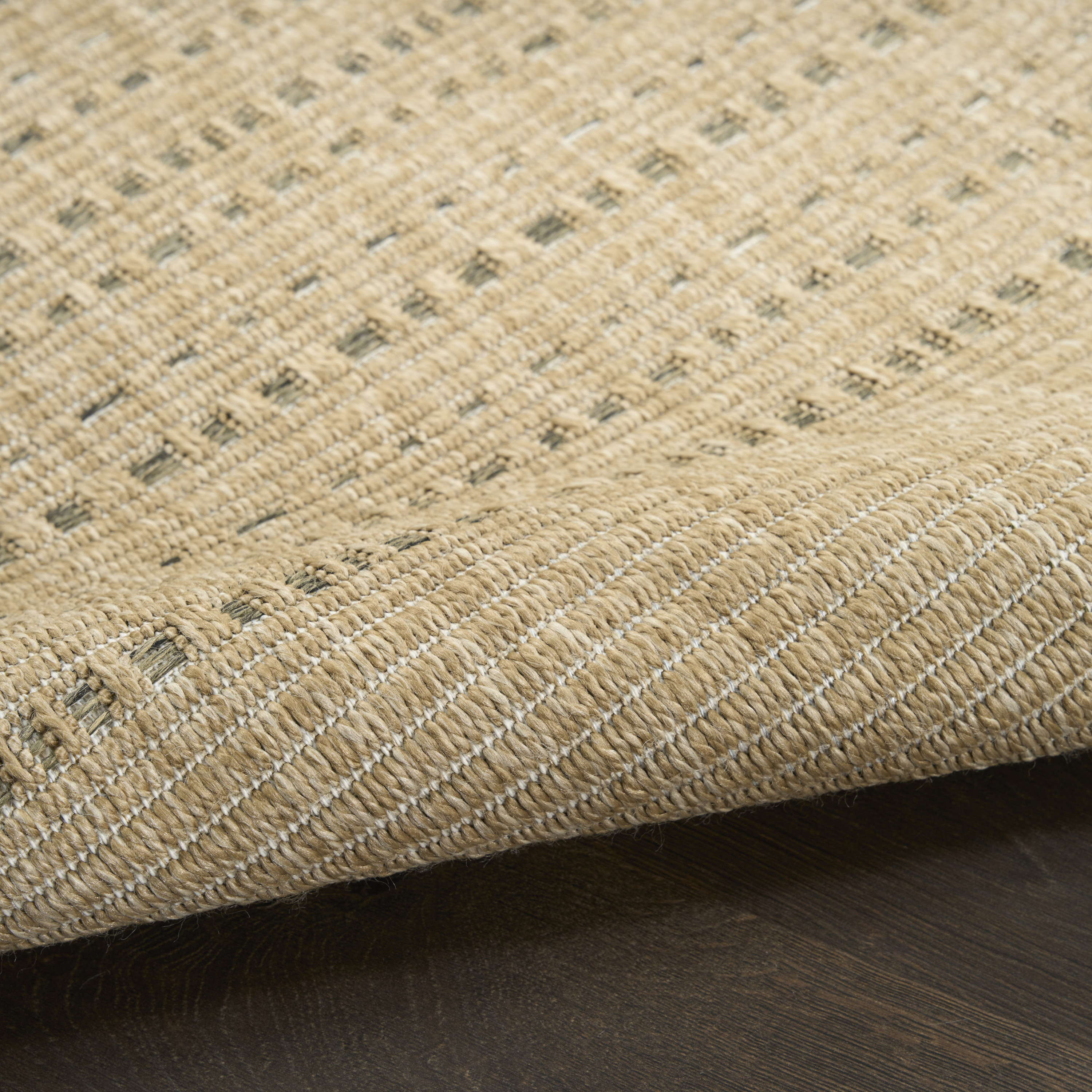 Nourison Tulum 2' x 6' Taupe Outdoor Rug