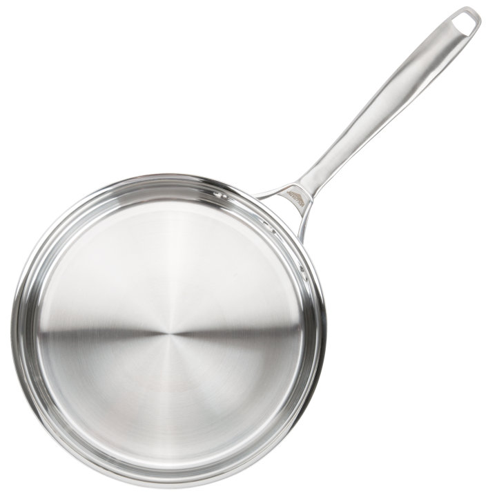 3-quart Intrigue® stainless steel sauté pan in mirror finish