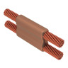 CADWELD®, Parallel Cable Mold, Graphite, 500 kcmil Run Conductor, 4/0 AWG Tap, Cable to Cable Connection