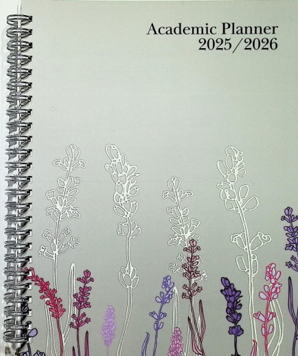 Monthly/Weekly Wildflowers Academic Planner (August 2026 - July 2027)